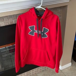 Mens Under Armour - Size L - red - hoodie